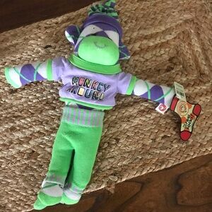 🐒RARE Little Missmatched Sock Monkey